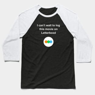 letterboxd log white Baseball T-Shirt